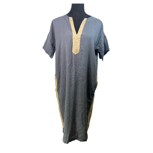 Nobonu Women’s Linen Tunic Boho Dress One Size - Picture 2 of 13